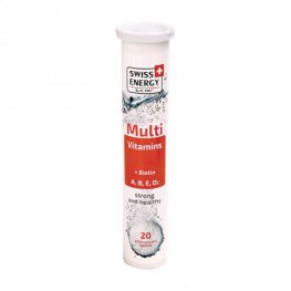 Viên sủi tăng đề kháng, hỗ trợ da tóc Swiss Energy (Tuýp 20 viên)