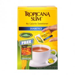 Đường ăn kiêng không calo Tropicana Slim No Calorie Sweetener Diabetics (Hộp 50 gói x 2g)