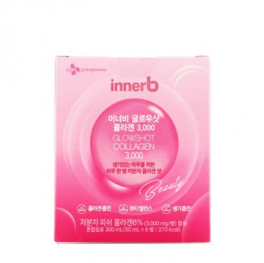 Nước uống Collagen InnerB Glowshot CJ (Hộp 6 chai)