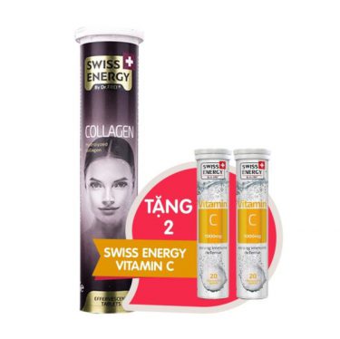 TPCN làm đẹp da, ngăn lão hóa Swiss Energy Collagen (Tuýp 20 viên)